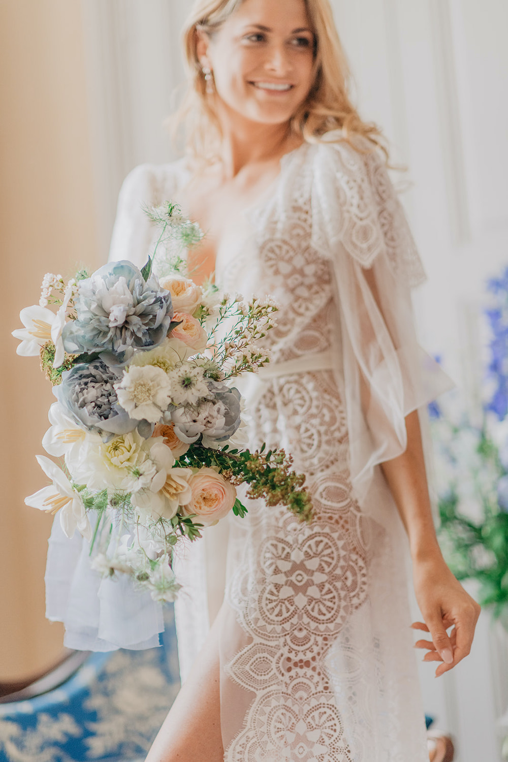 Un mariage romantique chic en bleu - Blog Mariage Madame C