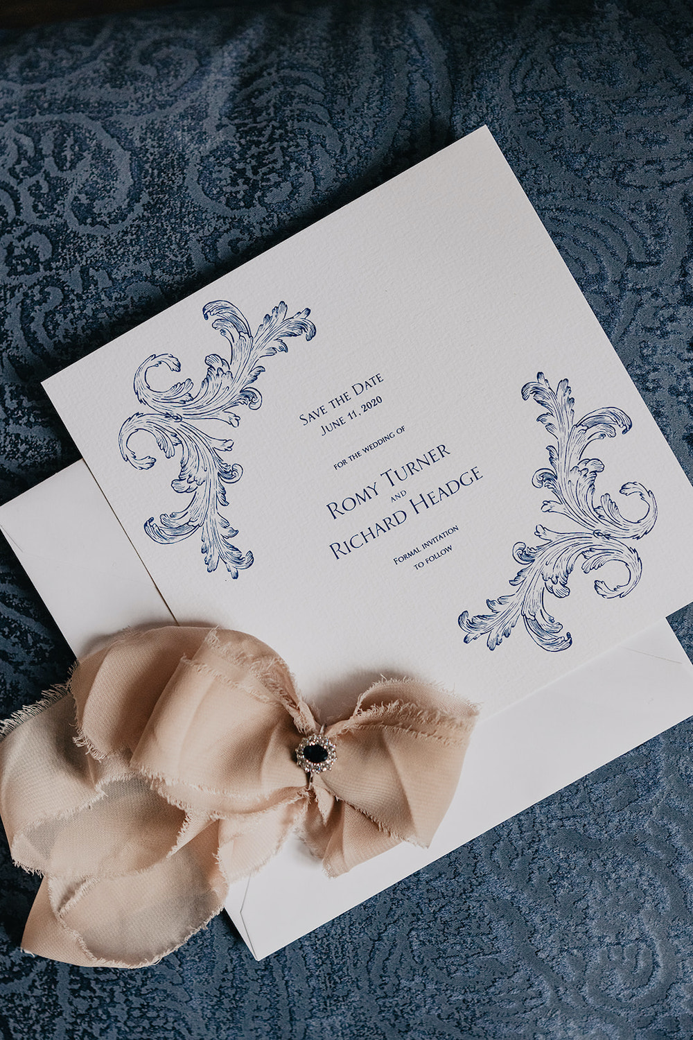 Un mariage romantique chic en bleu - Blog Mariage Madame C
