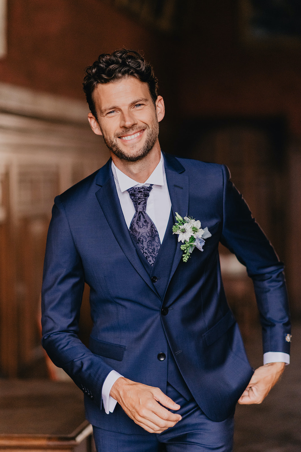 Un mariage romantique chic en bleu - Blog Mariage Madame C