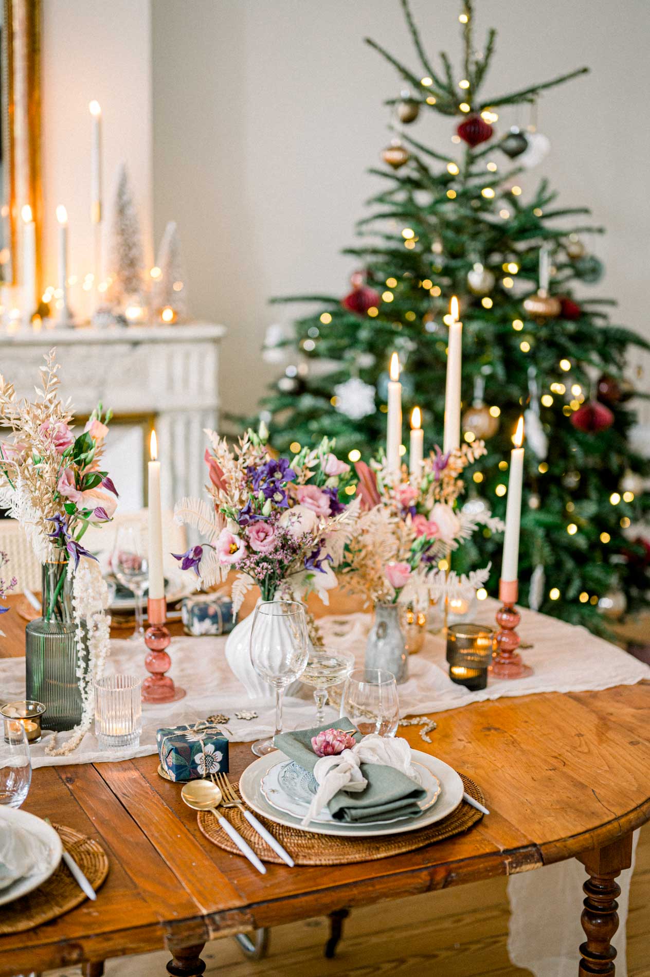 14 tables de noël inspirantes - Blog Mariage Madame C