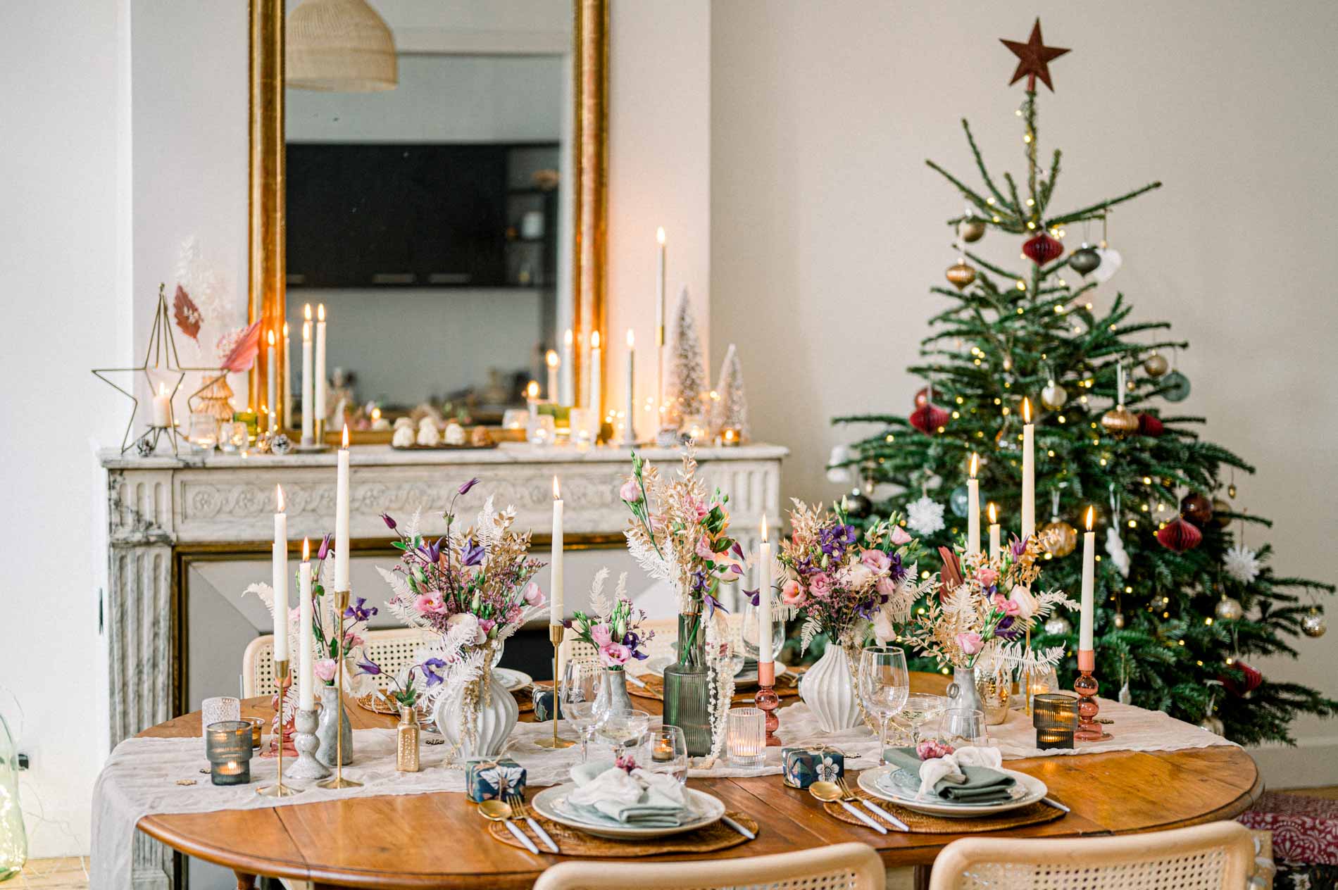 14 tables de noël inspirantes - Blog Mariage Madame C