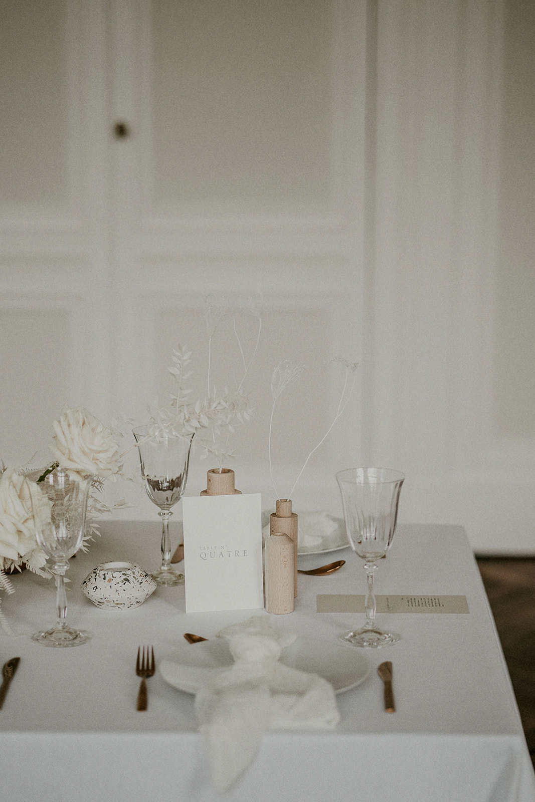 Mariage minimaliste et raffiné au Château - Blog Mariage Madame C