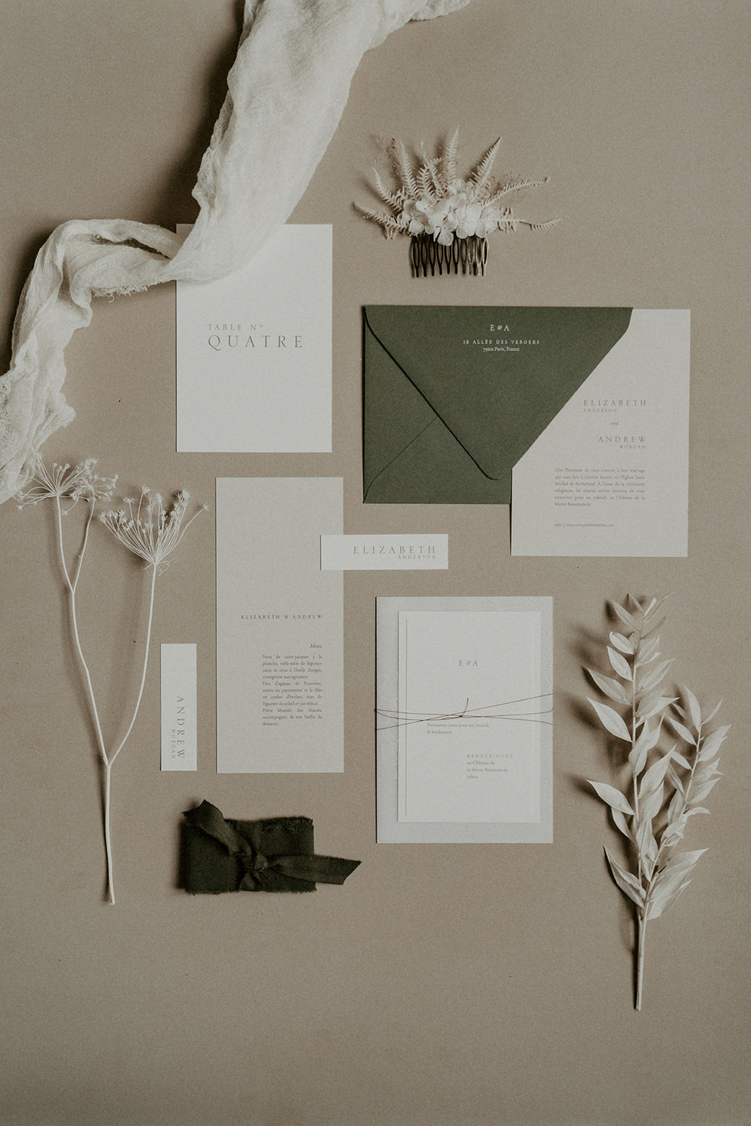 Mariage minimaliste et raffiné au Château - Blog Mariage Madame C