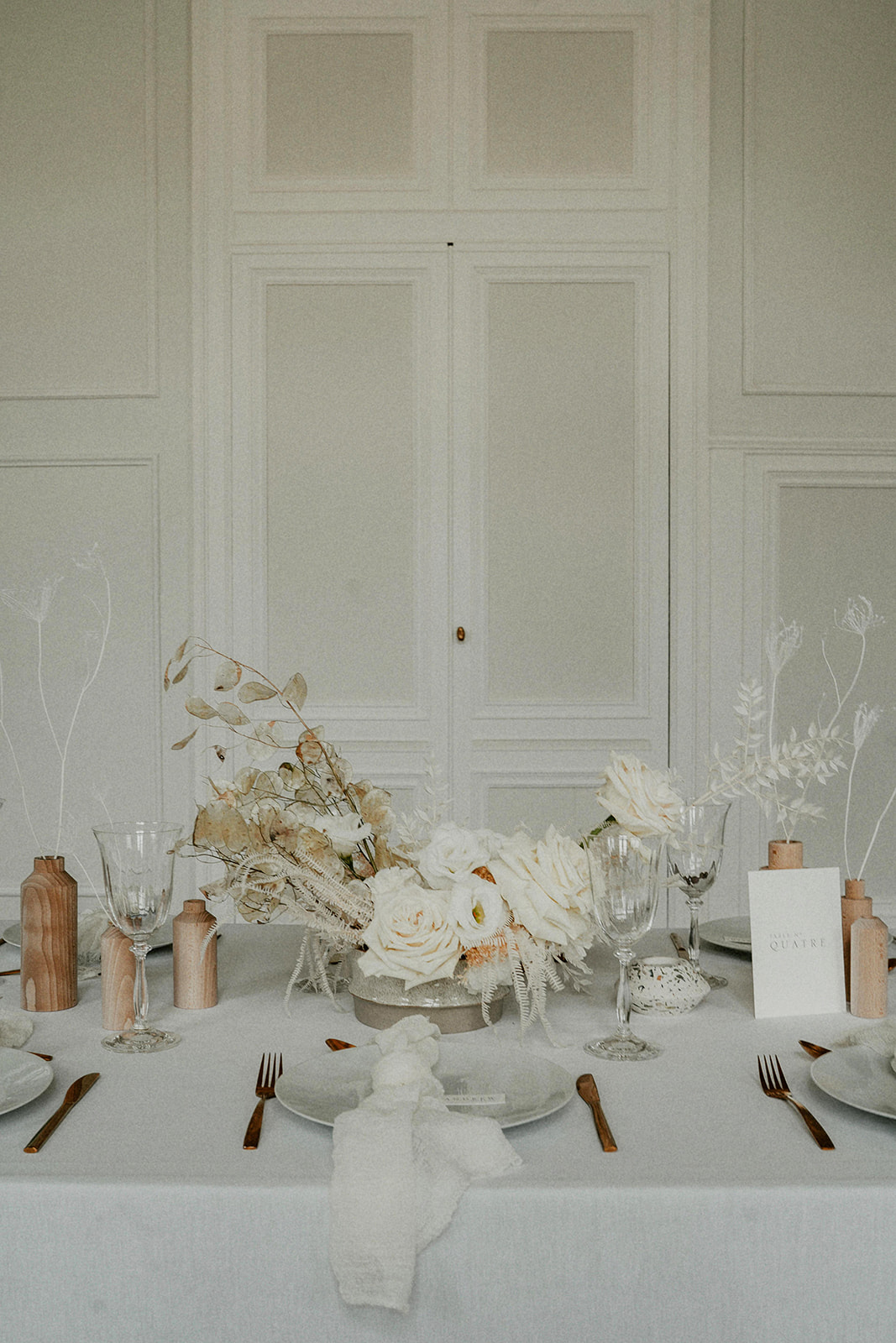 Mariage minimaliste et raffiné au Château - Blog Mariage Madame C