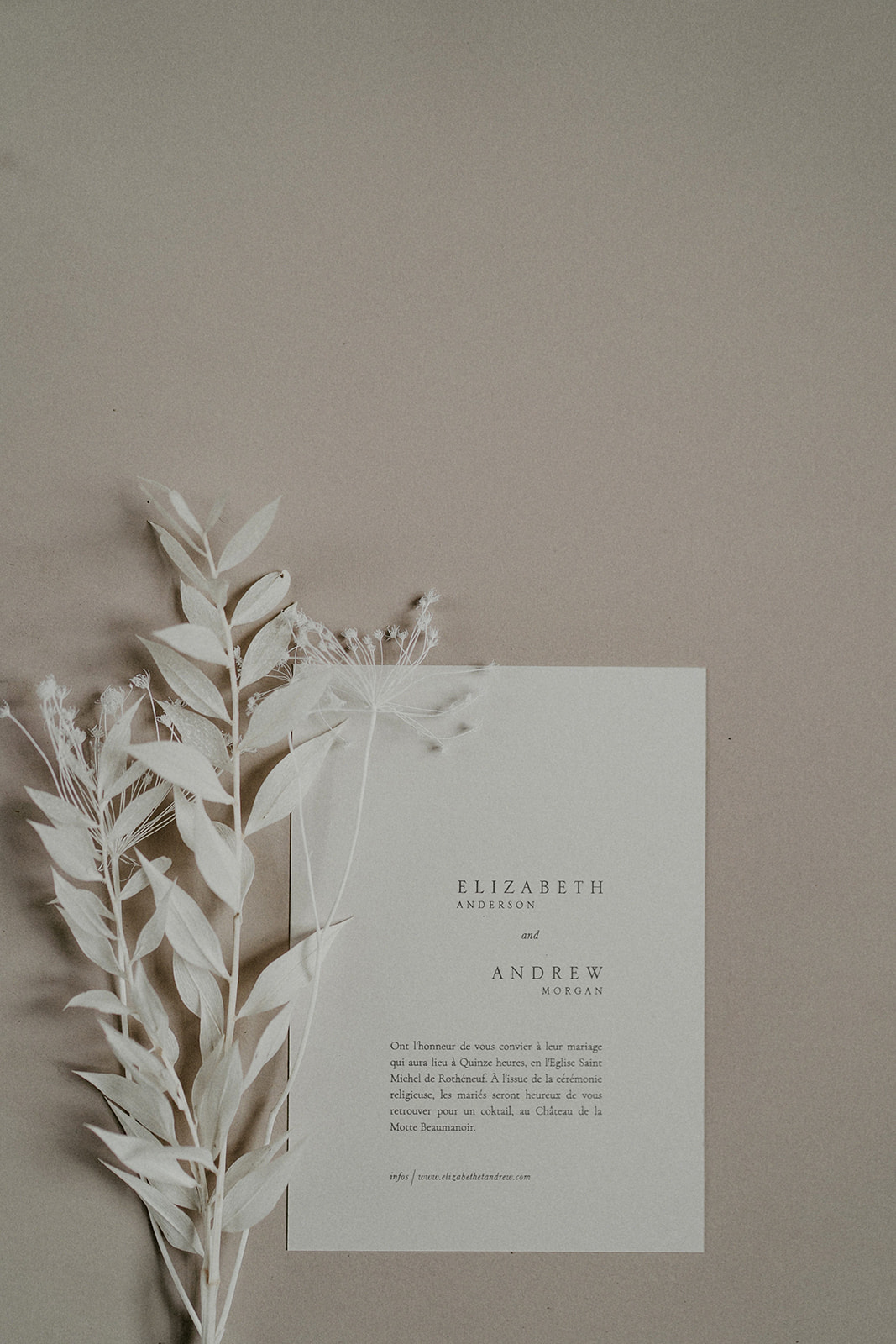 Mariage minimaliste et raffiné au Château - Blog Mariage Madame C