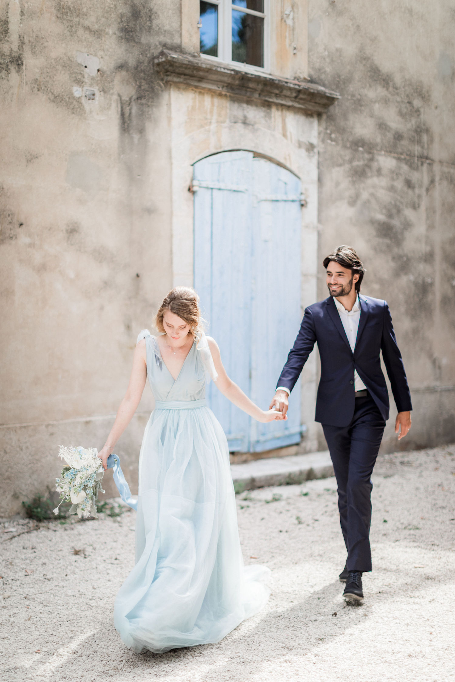Un elopement bleu méditerrannée - Blog Mariage Madame C