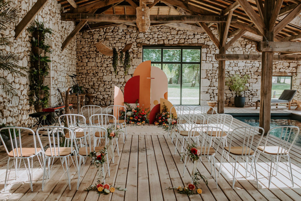 Pop Dolce Vita — Une inspiration mariage colorée en Dordogne - Blog Mariage Madame C