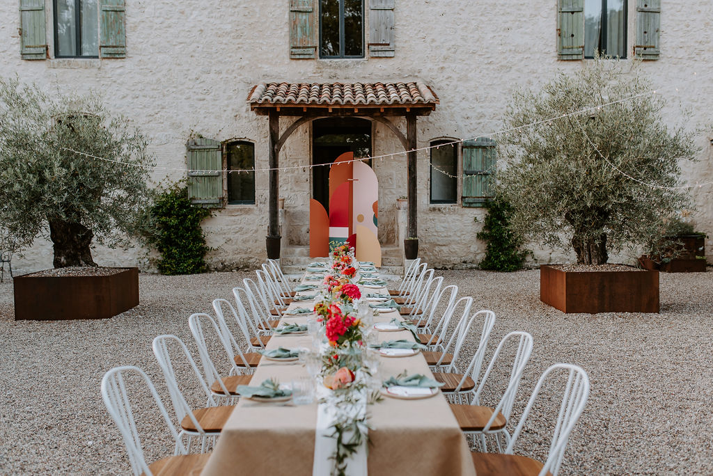 Mariage coloré à l'italienne // Crédits - Blondie Confettis et Made Organisation