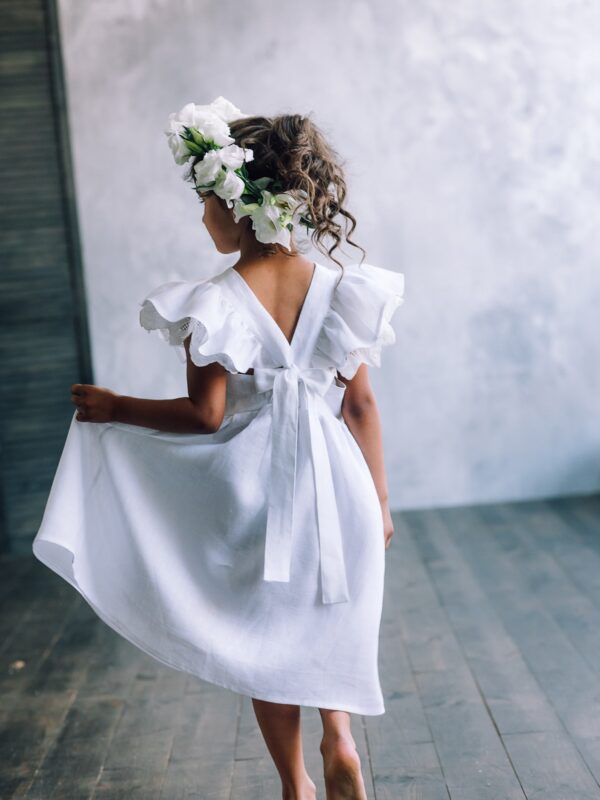 Robe de cortège en lin