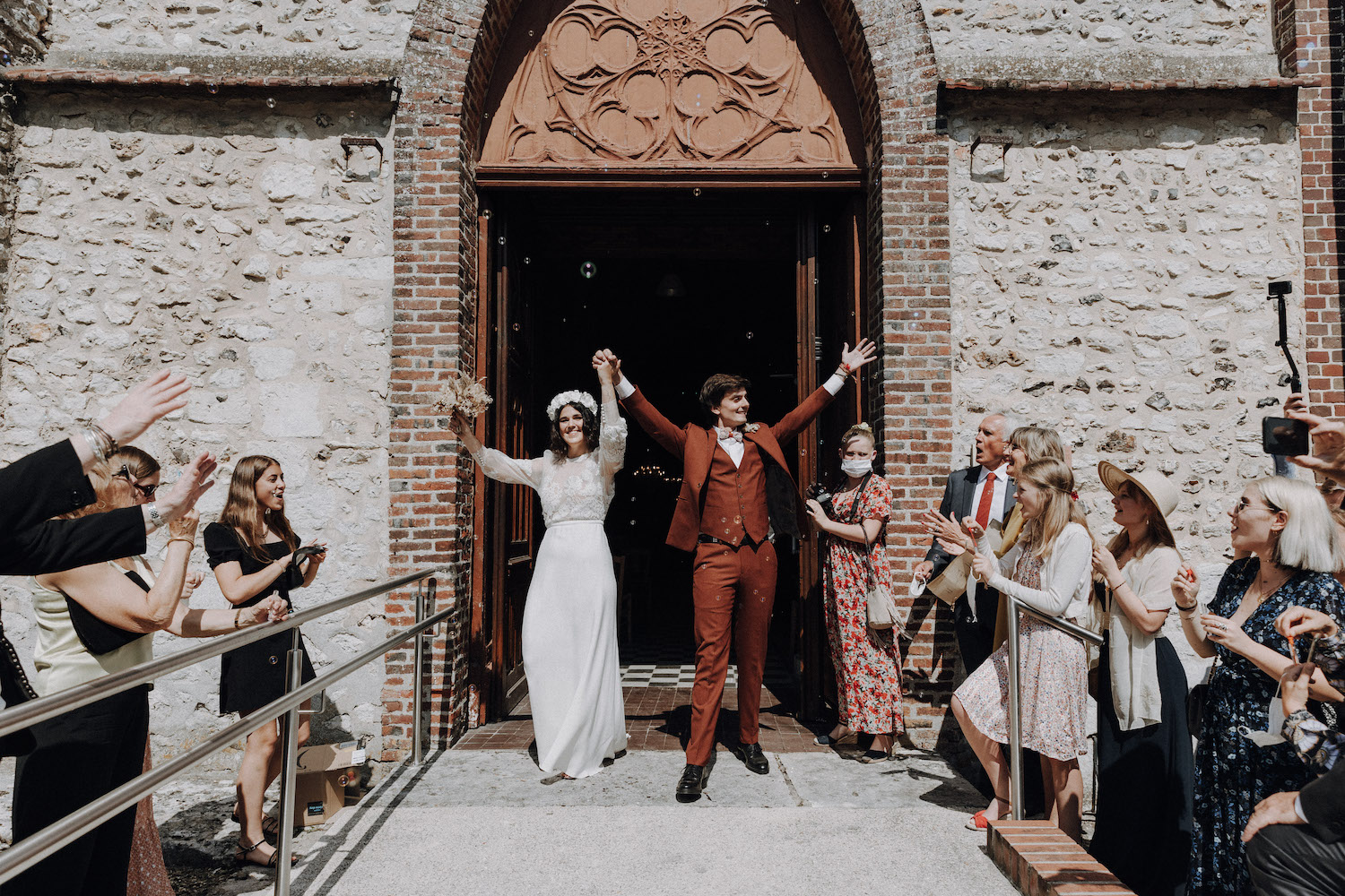 Mariage bohème en Normandie - Louise + Alexandre - Blog Mariage Madame C