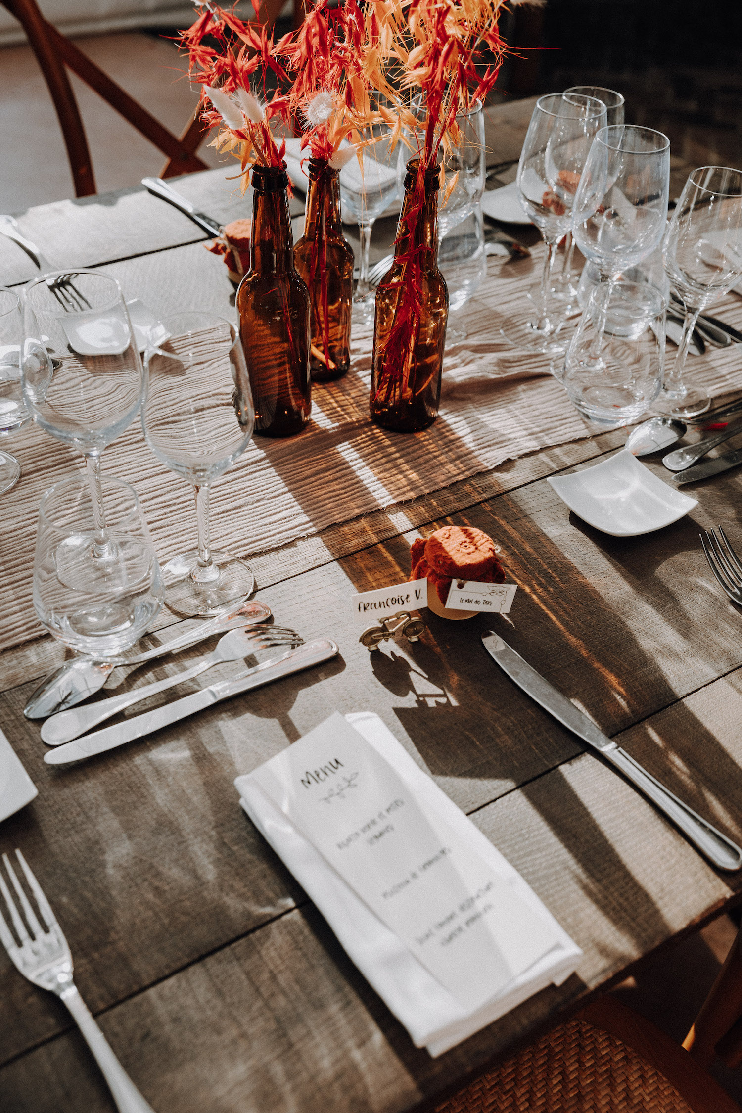 Mariage bohème en Normandie - Louise + Alexandre - Blog Mariage Madame C