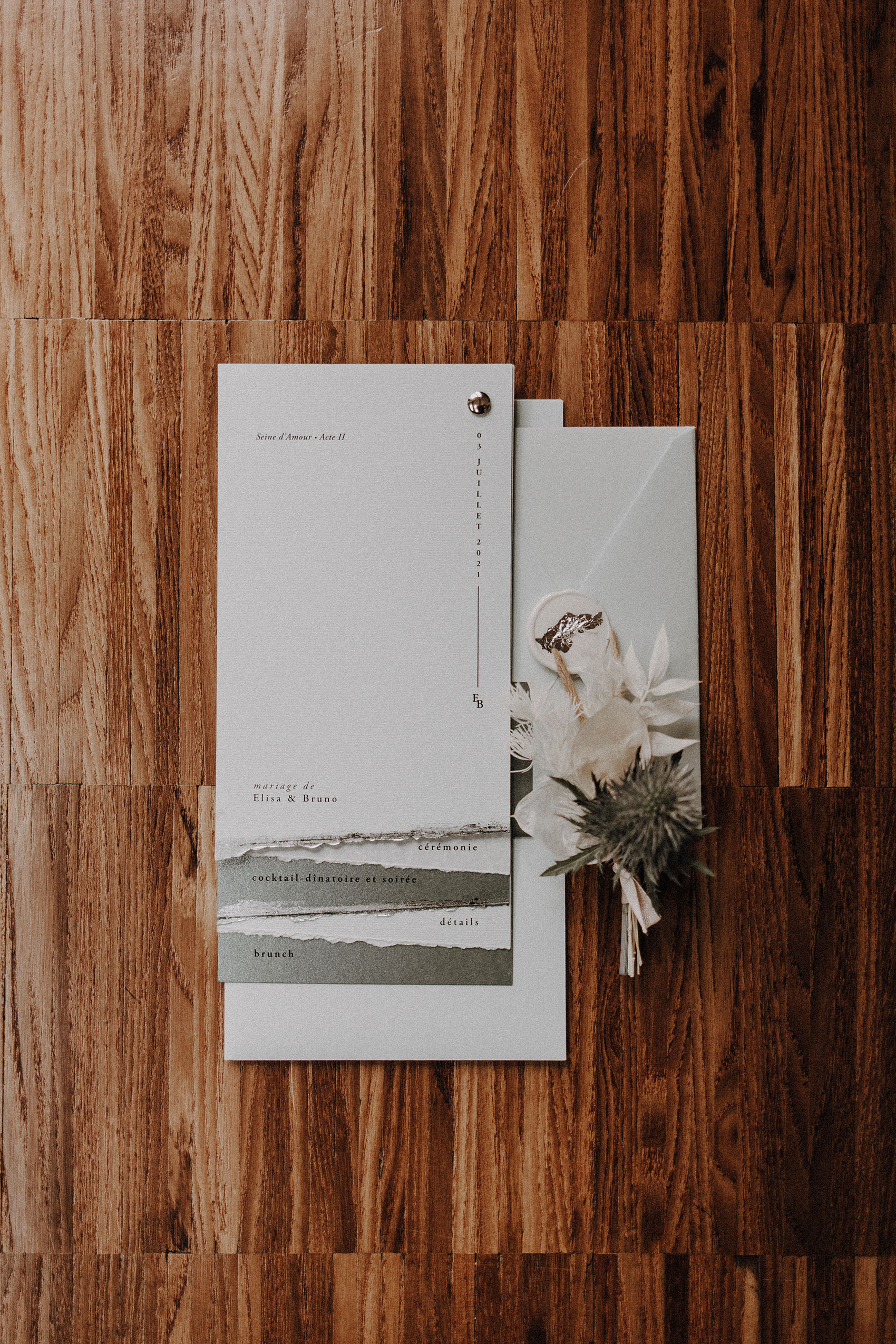 Mariage bohème à Paris - Elisa + Bruno - Blog Mariage Madame C