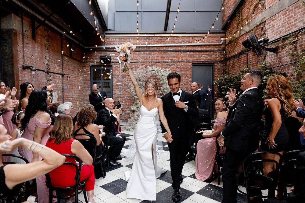 Mariage à Brooklyn au Whyte Hotel © Kate Edwards Weddings