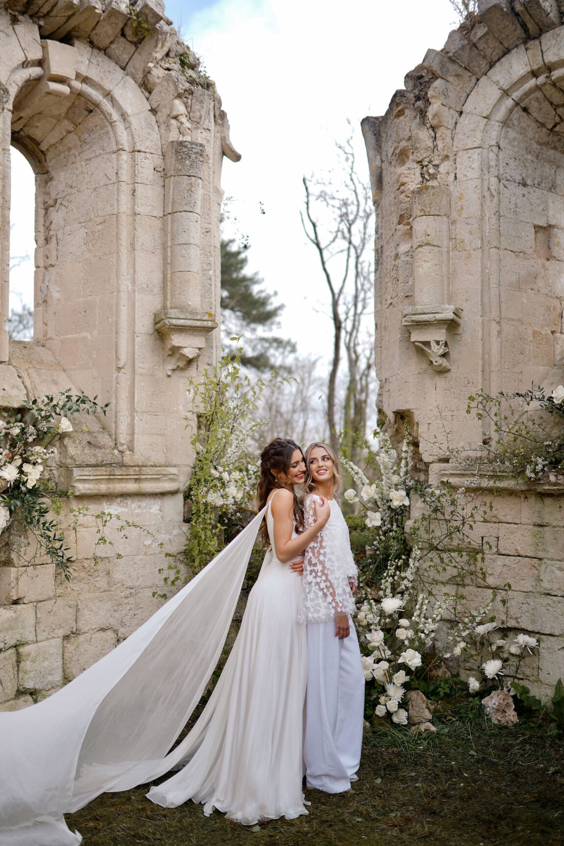 Mariage au cœur des ruines © Joanna Bonhomme