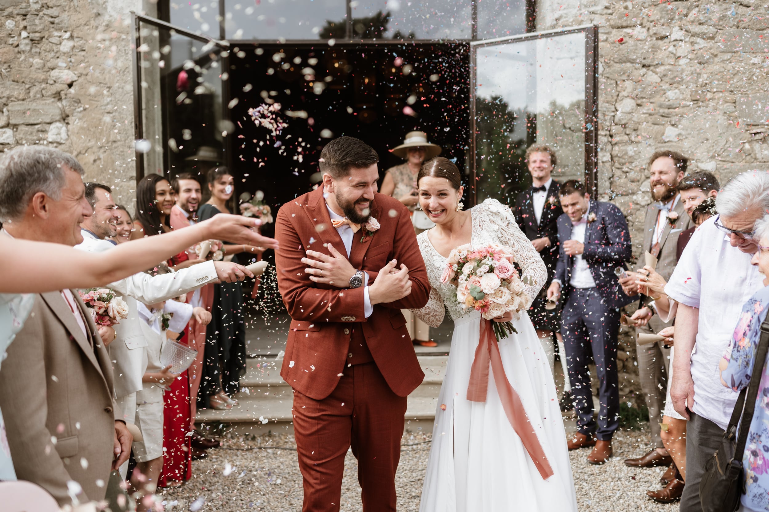 Mariage Terracotta au Petit Roulet - Léa + Corentin - Blog Mariage Madame C