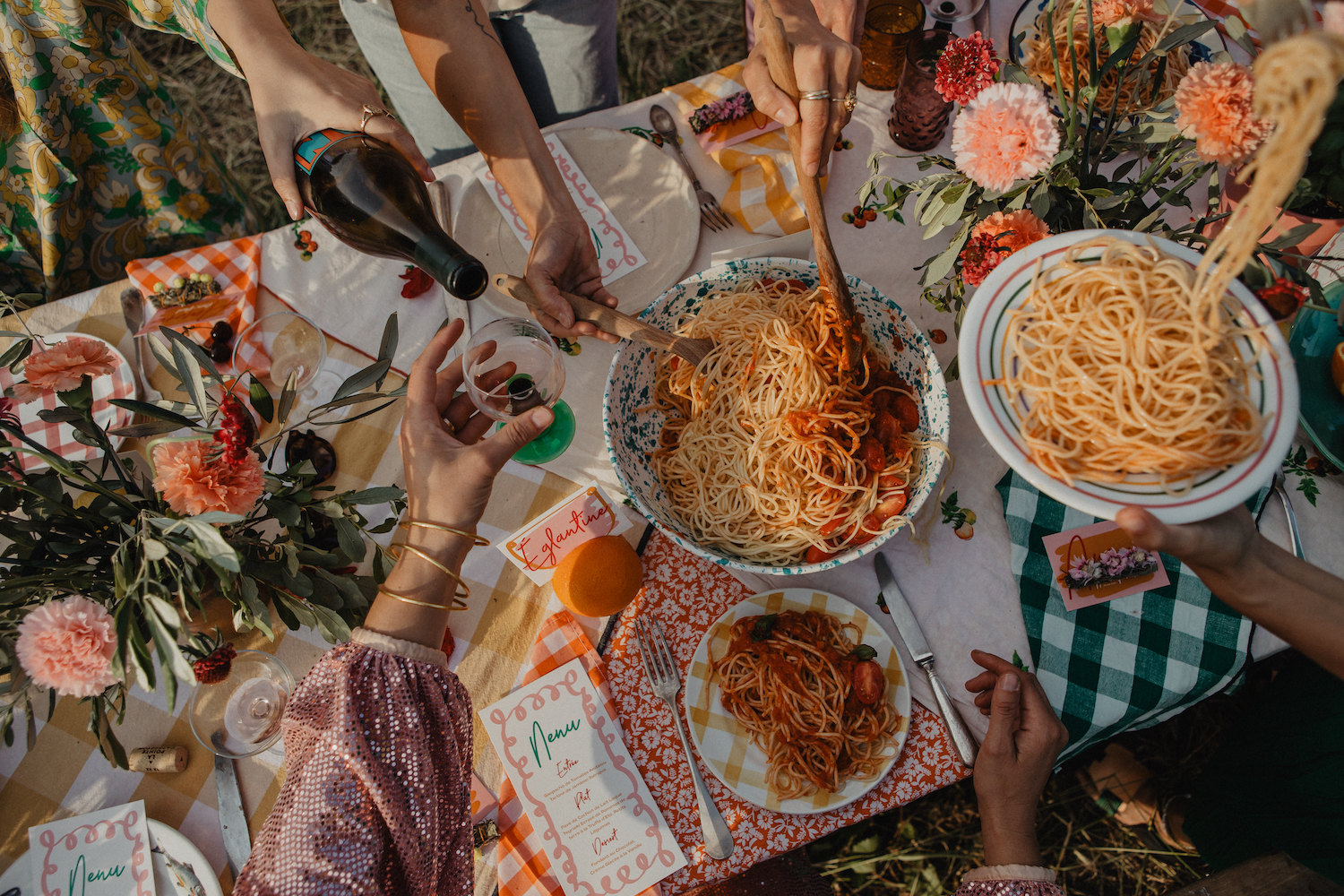 Inspiration mariage coloré et intime © An Lalemant