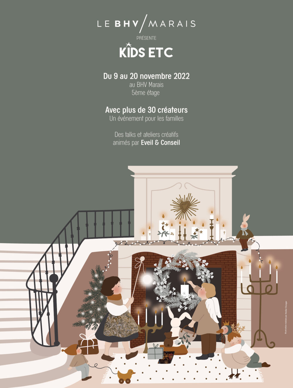 KIDS etc au BHV MARAIS du 9 au 20 nov. 2022 © Atelier Oranger
