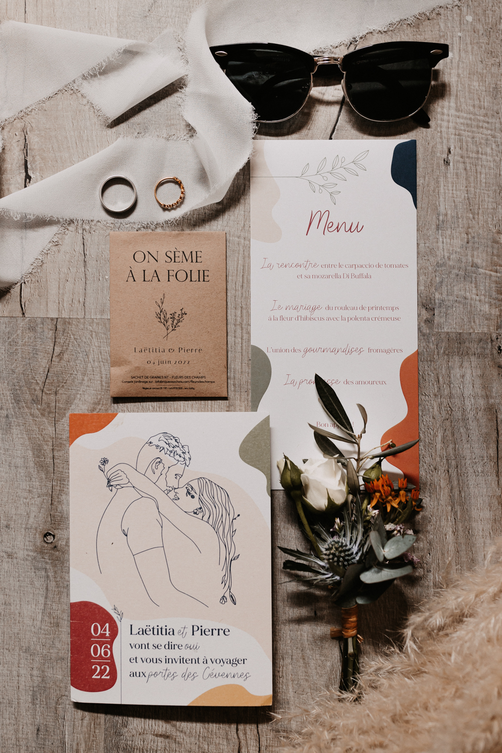 Mariage terracotta au Mas de Remoulis - Jeanne + Arthur - Blog Mariage Madame C