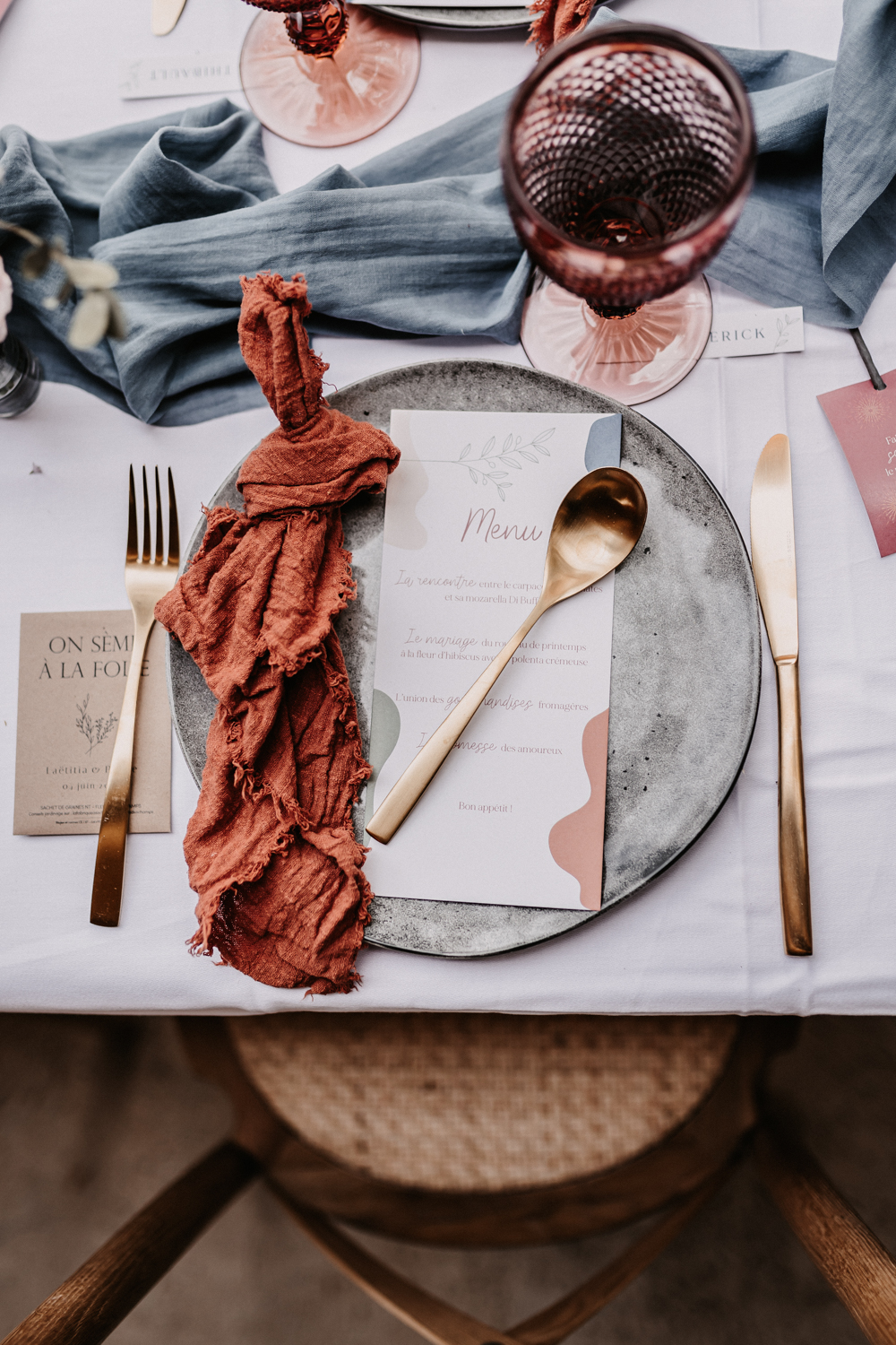 Mariage terracotta au Mas de Remoulis - Jeanne + Arthur - Blog Mariage Madame C