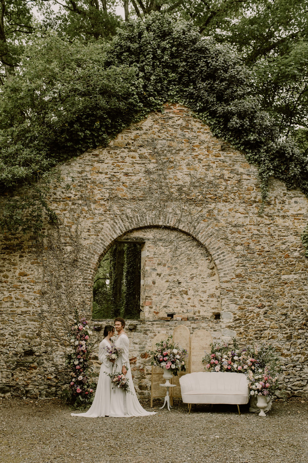 Mariage romantique gender fluid © Anne Letournel