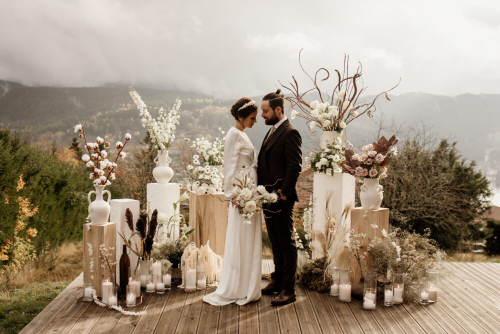 Inspiration mariage d'hiver dans les Vosges - Blog Mariage Madame C