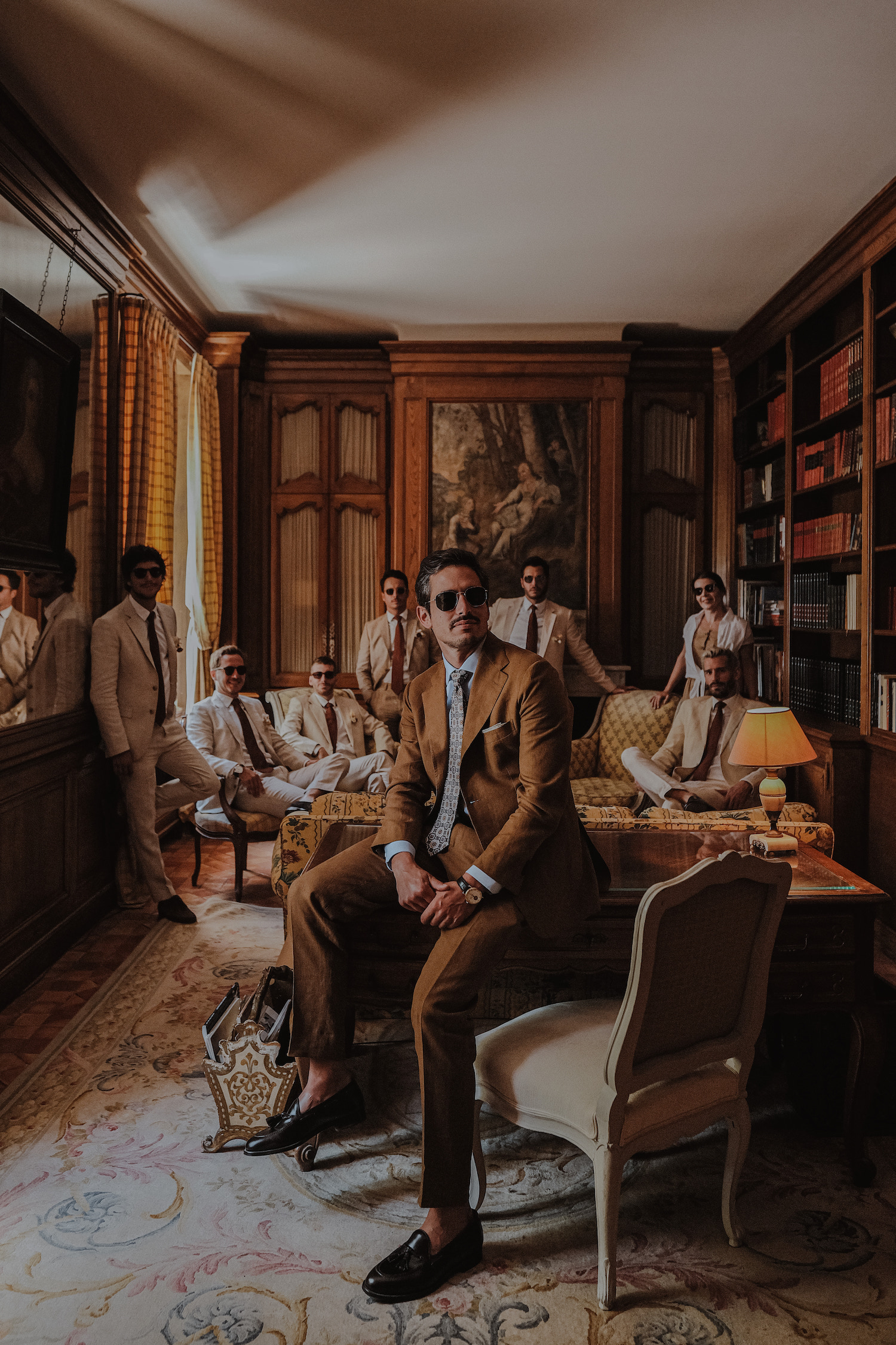 Mariage de Provence au Château de Grimaldi © Warren Lecart