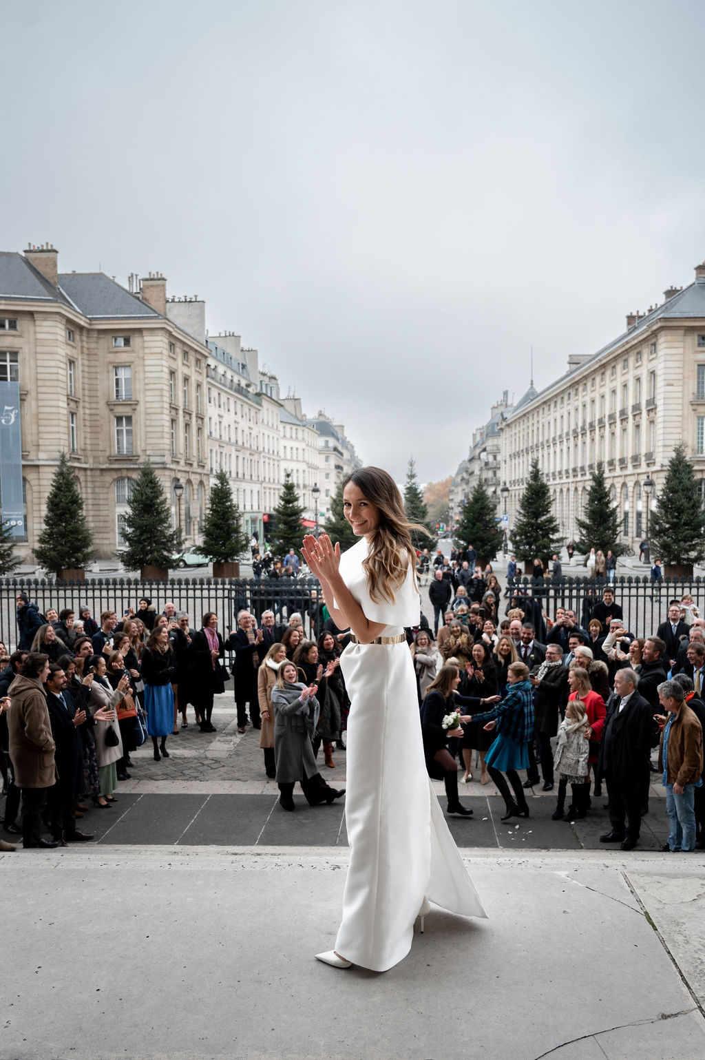 Mariage civil d'hiver à Paris 5 © Mathilde Caelicia