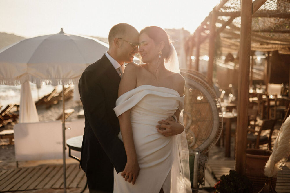 Mariage de bord de mer sur la Côte d'Azur © Dall'k