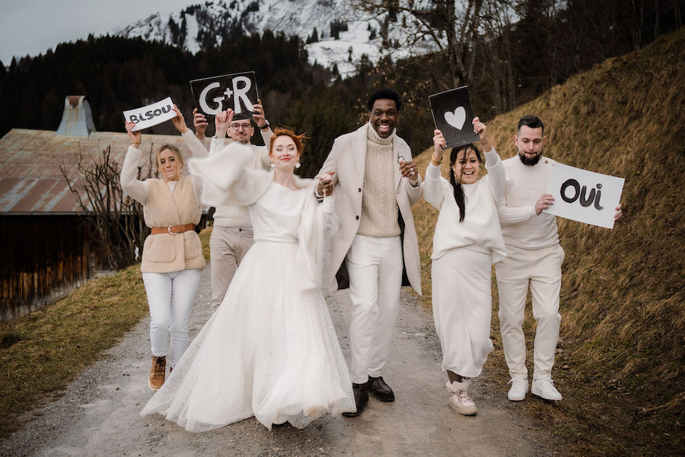 Mariage hivernal à la montagne au Gite du Passant - Blog Mariage Madame C Mariage hivernal à la montagne © Cabinet Poétique