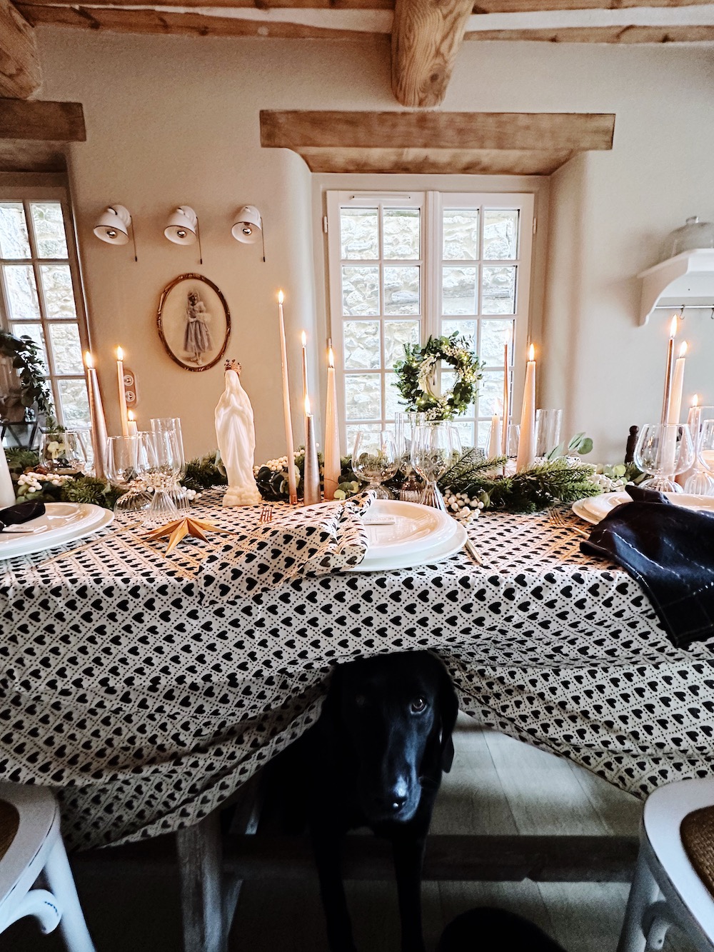 Table de Noël en Provence - Blog Mariage Madame C Table de Noël en Provence