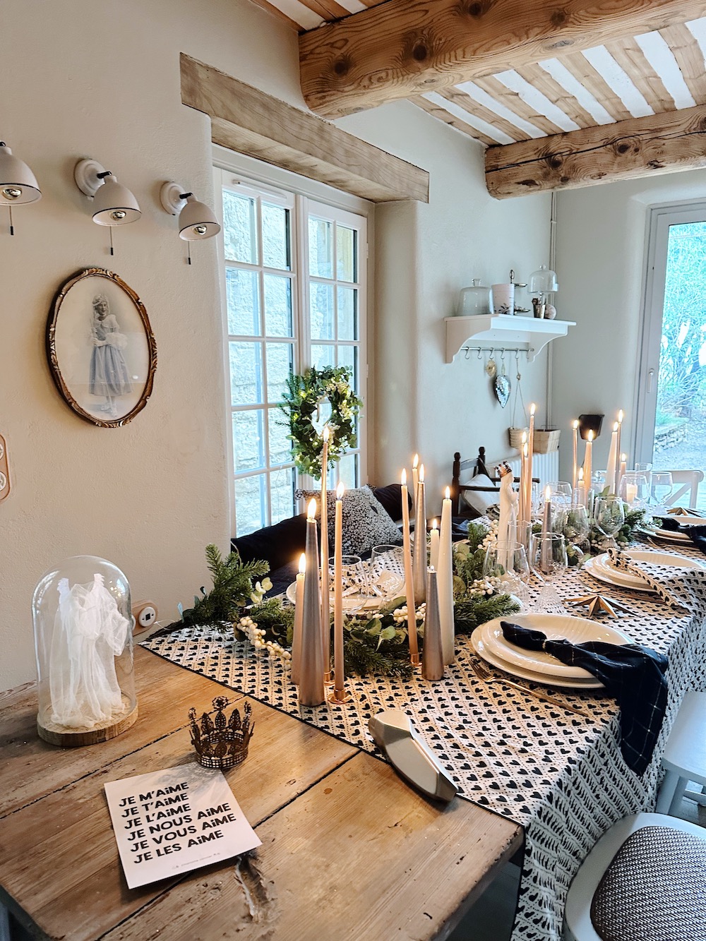 Table de Noël en Provence - Blog Mariage Madame C Table de Noël en Provence - Blog Mariage Madame C