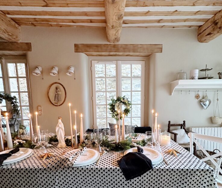 Table de Noël en Provence © Clémentine Marchal