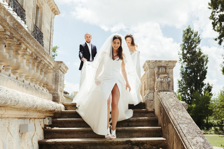 Mariage élégant au château Grattequina à Bordeaux © Utopic Lovers