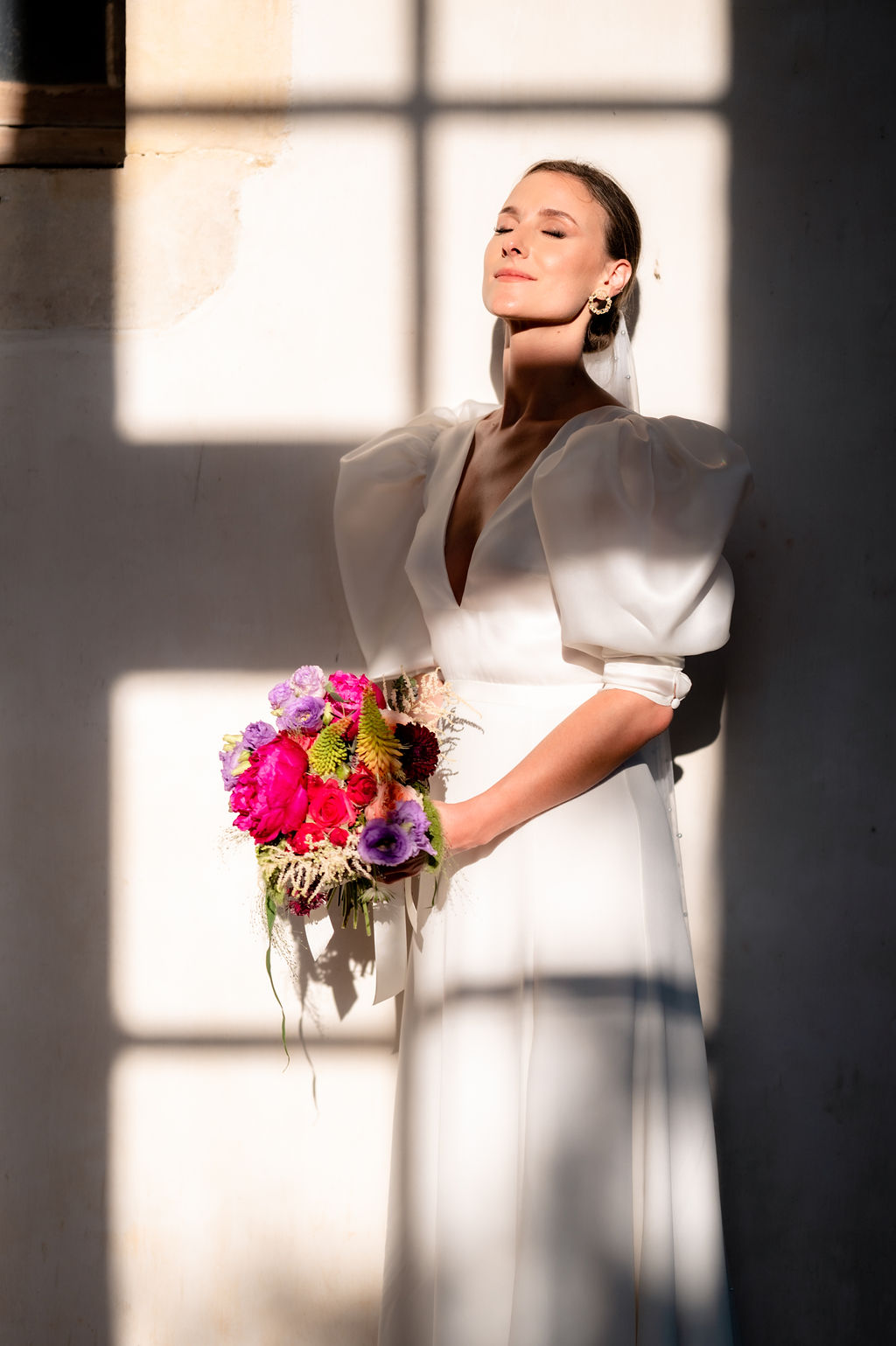 Mariage coloré au château de Canon © Coraline Salgueiro