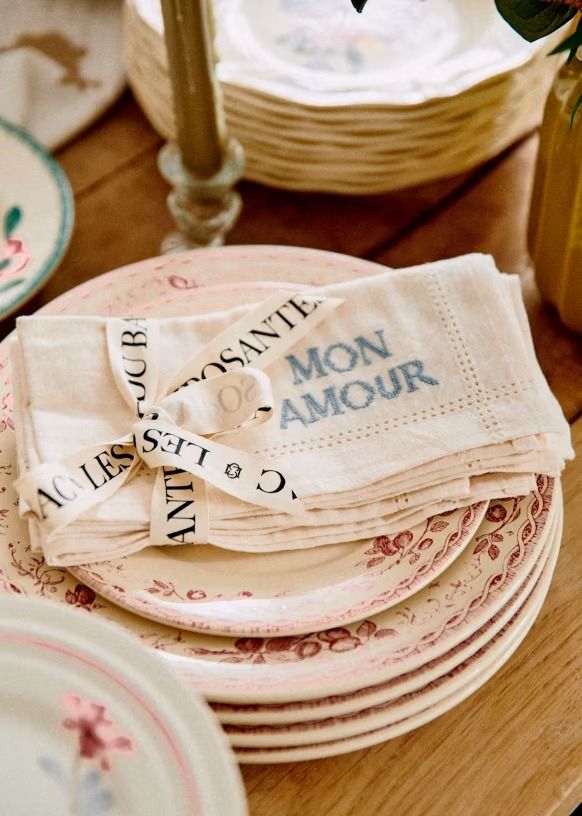 Service de table vintage Les Composantes