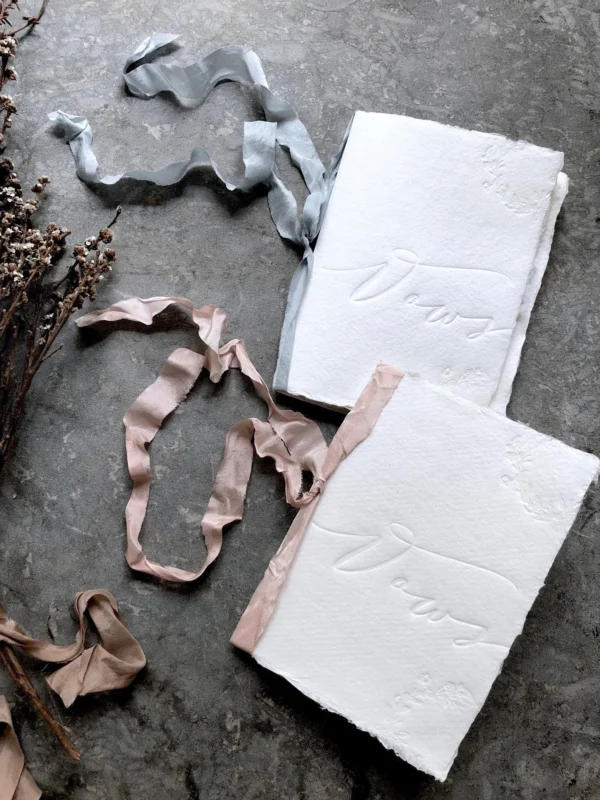 Livrets de voeux Encre de Fleur