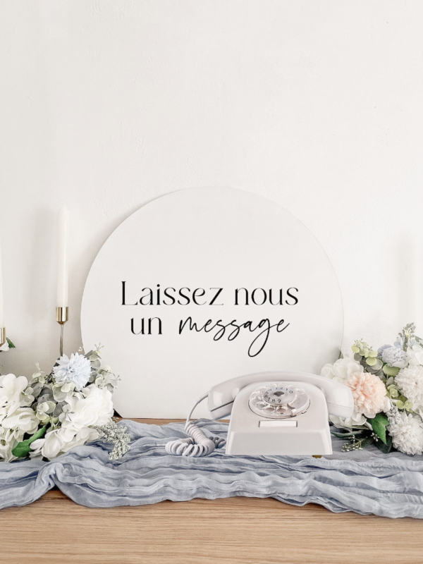 Pancarte livre d'or June Studio Fr