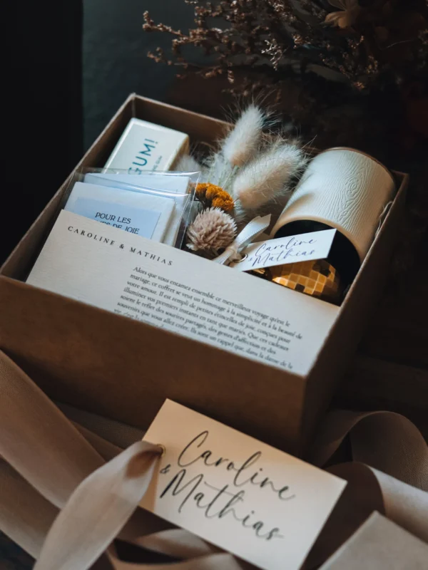 Coffret Mariage invités La fabrique des jolis mots