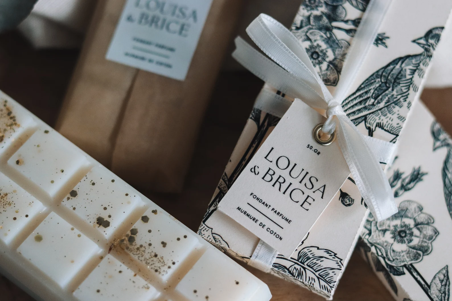 La Fabrique des Jolis mots - Tablette fondant parfumé - Blog Mariage Madame C Tablette fondant parfumé La fabrique des Jolis mots