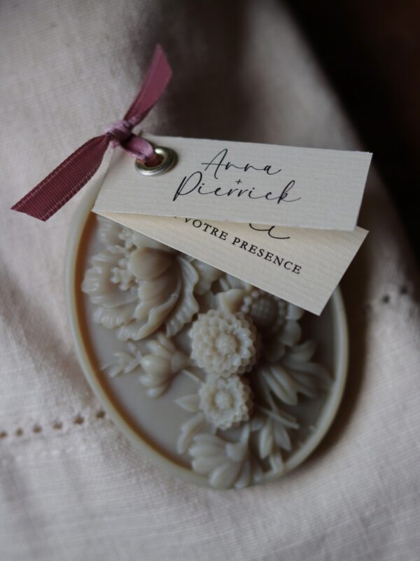 Fondants parfumés floraux en cire naturelle
