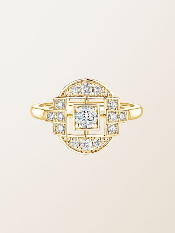 Bague Art Déco Solo Gemmyo