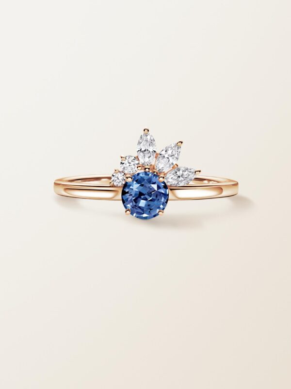 Bague Little EverBloom Gemmyo Saphir bleu