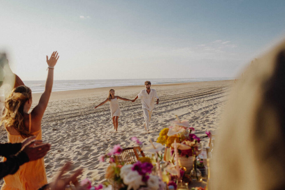 Mariage à la plage dans les Landes : A Salty French Kiss - Blog Mariage Madame C