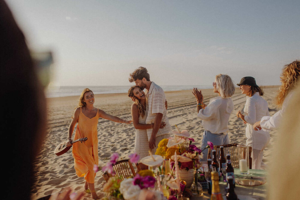 Mariage à la plage dans les Landes : A Salty French Kiss - Blog Mariage Madame C