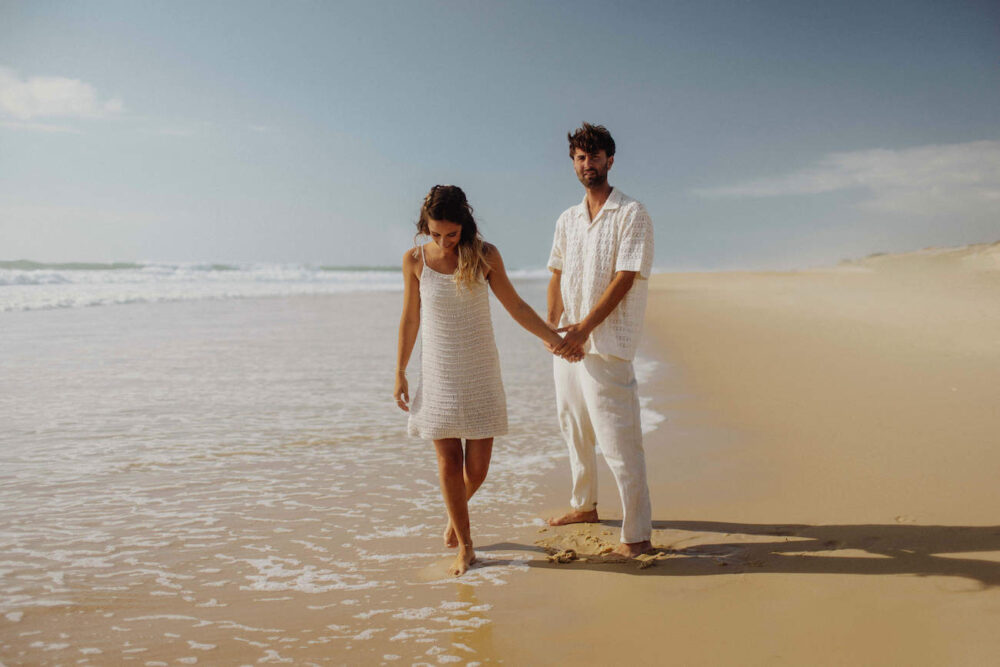 Mariage à la plage dans les Landes : A Salty French Kiss - Blog Mariage Madame C