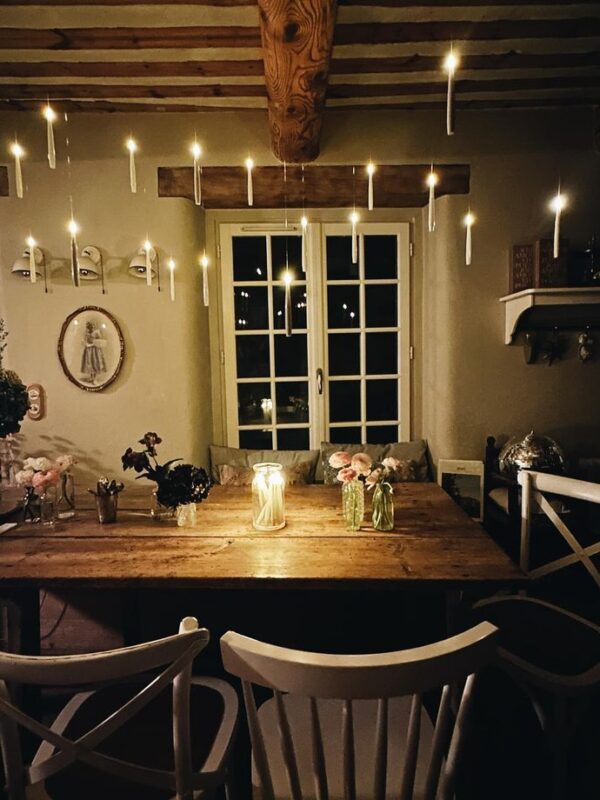 Ciel de bougies flottantes à LED