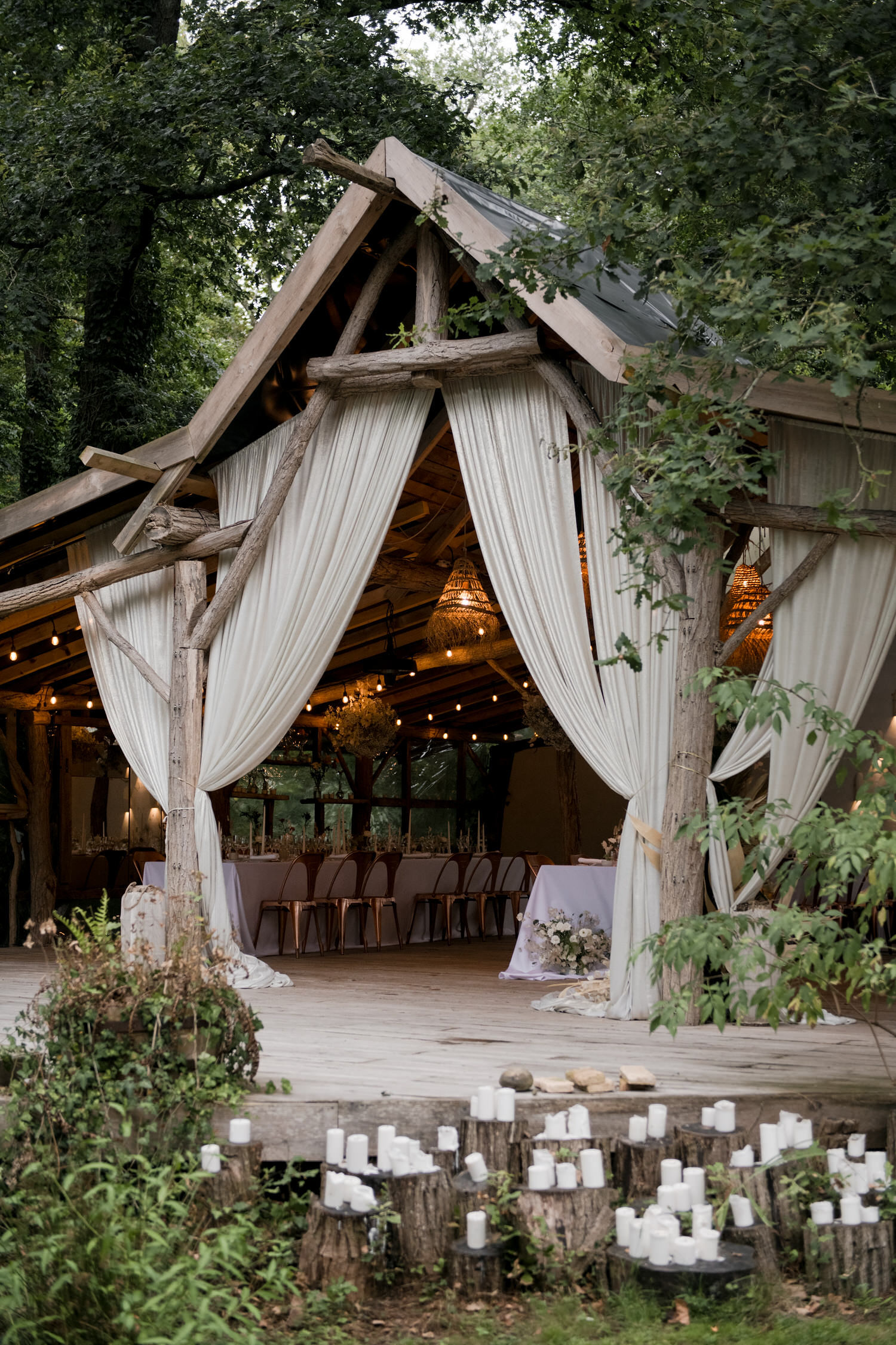 Mariage dans les Landes au Coco Barn Wood Lodge - Isabelle + David - Blog Mariage Madame C