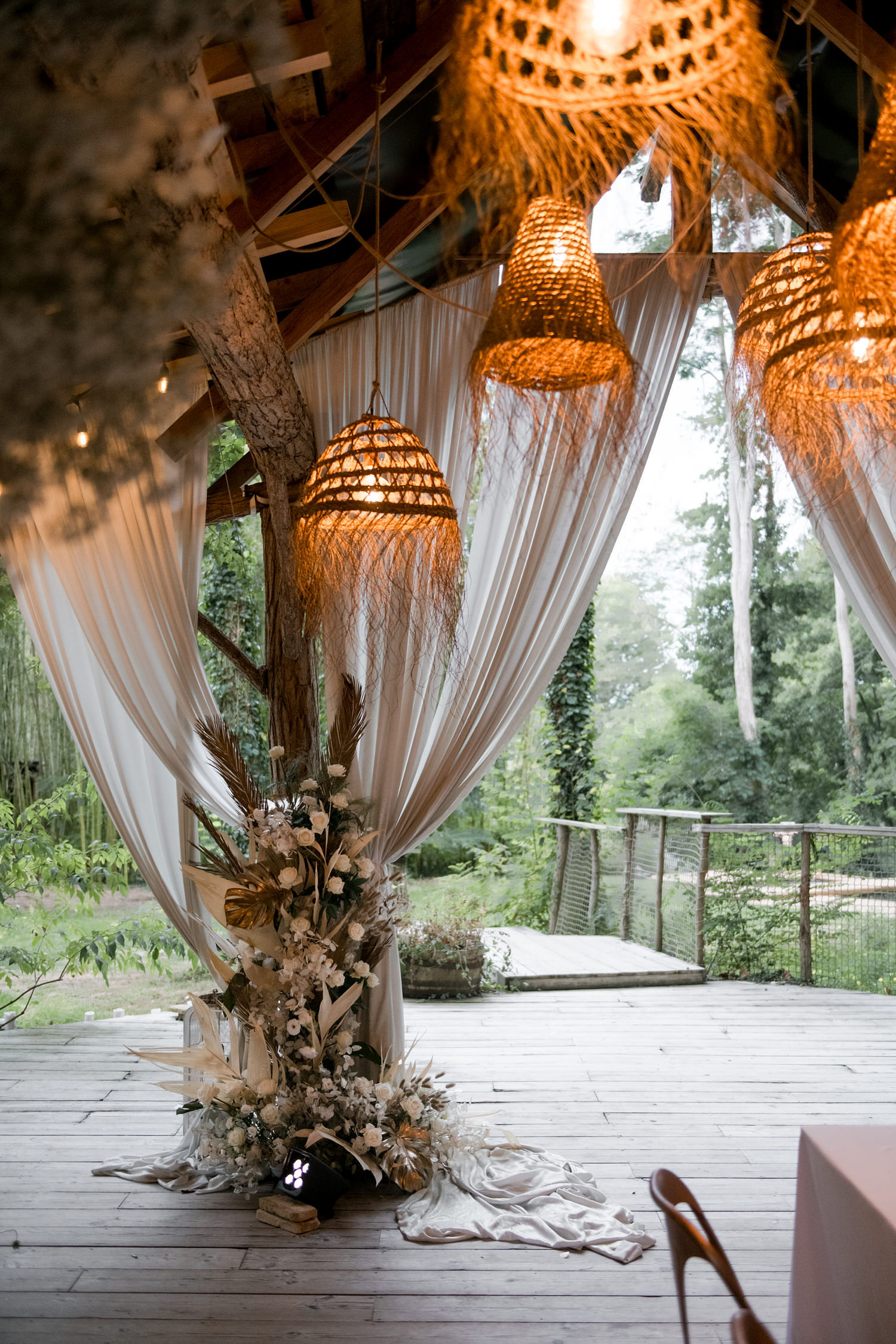 Mariage dans les Landes au Coco Barn Wood Lodge - Isabelle + David - Blog Mariage Madame C