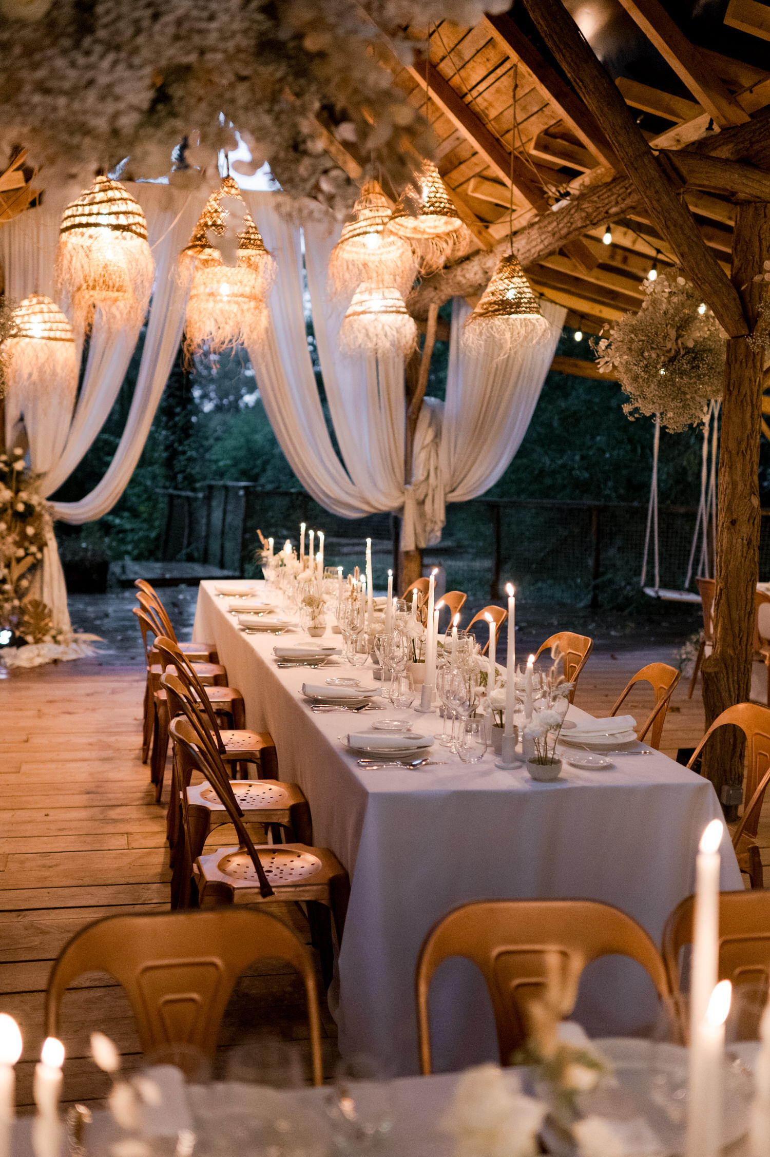 Mariage dans les Landes au Coco Barn Wood Lodge - Isabelle + David - Blog Mariage Madame C