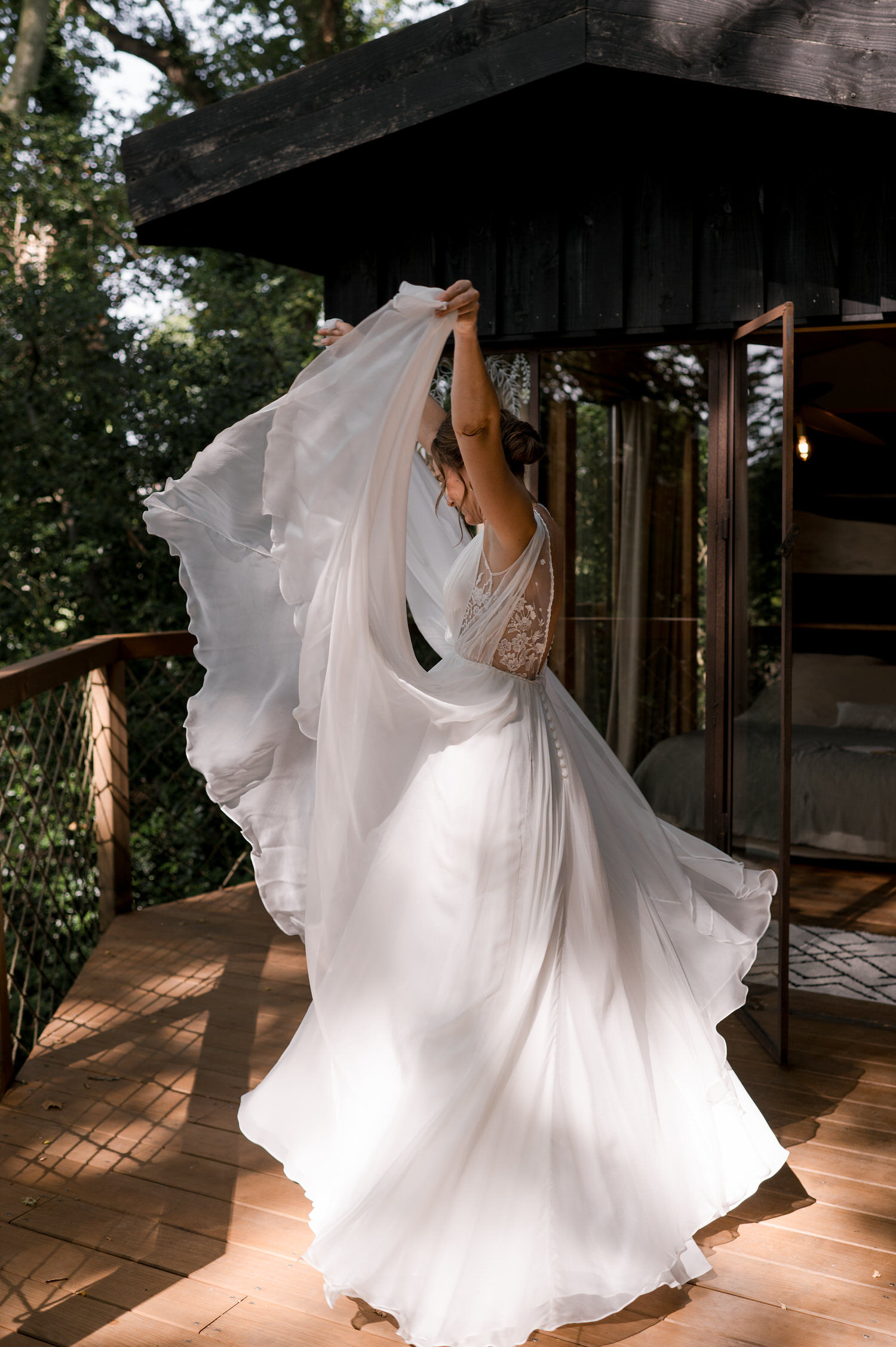 Mariage dans les Landes au Coco Barn Wood Lodge - Isabelle + David - Blog Mariage Madame C